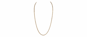 18kt Solid Gold Twisted Rope Chain Necklace