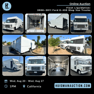 Fleet Liquidation: 2008–2011 Ford E-450 Step Van Trucks