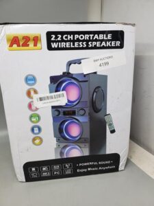 60W (80W Peak) Portable Bluetooth Speaker