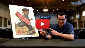 Rare Coca-Cola Dutch Boy Chewing Gum Sign