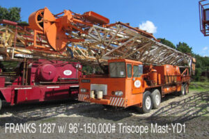FRANKS 1287 with 96ft 150000lb Triscope Mast-YD1