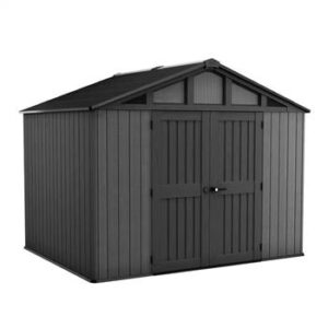 Stronghold 2.0 10 ft. W x 8 ft. D Durable Resin Plastic Storage Shed