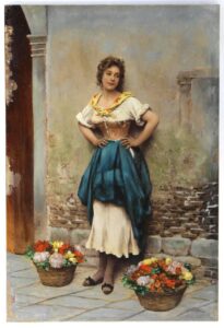 Eugene von Blass Painting