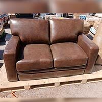 (2 Qty) Leather Couches