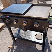 4 Burner Gas Griddle