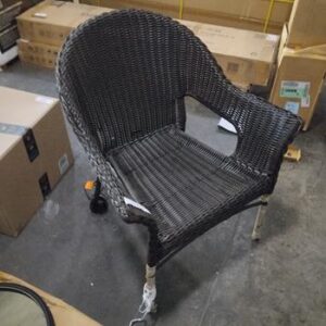 Woven patio chair