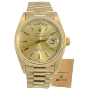 Rolex 18kt Gold Men's 18038 Day Date President
