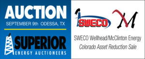 September 9 2025 Wellhead Equipment Sale