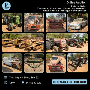 Estate Auction: Tractors, Crawlers, Farm Implements, Shop Tools & Vintage Collectibles