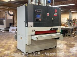 2013 Biesse Viet S1 Automatic Wide-Belt Calibrating and Sanding Machine