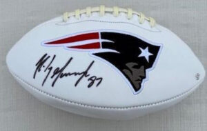 Rob Gronkowski Signed Football