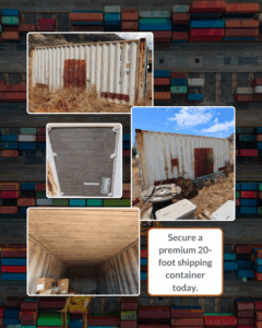 Shipping Container Auction Item
