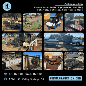 Estate Sale: Tools, Equipment, Building Materials, Vehicles, Furniture & More