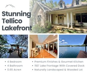Tellico Lakefront Home