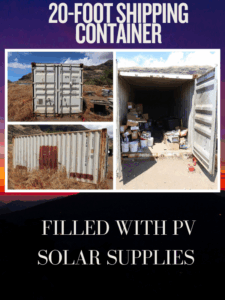 Shipping Container Auction Item