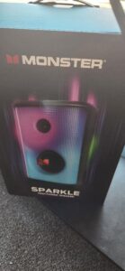 Monster Sparkle Bluetooth Speaker 120W Peak with Microphone