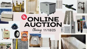 Contractor Surplus Auction Items